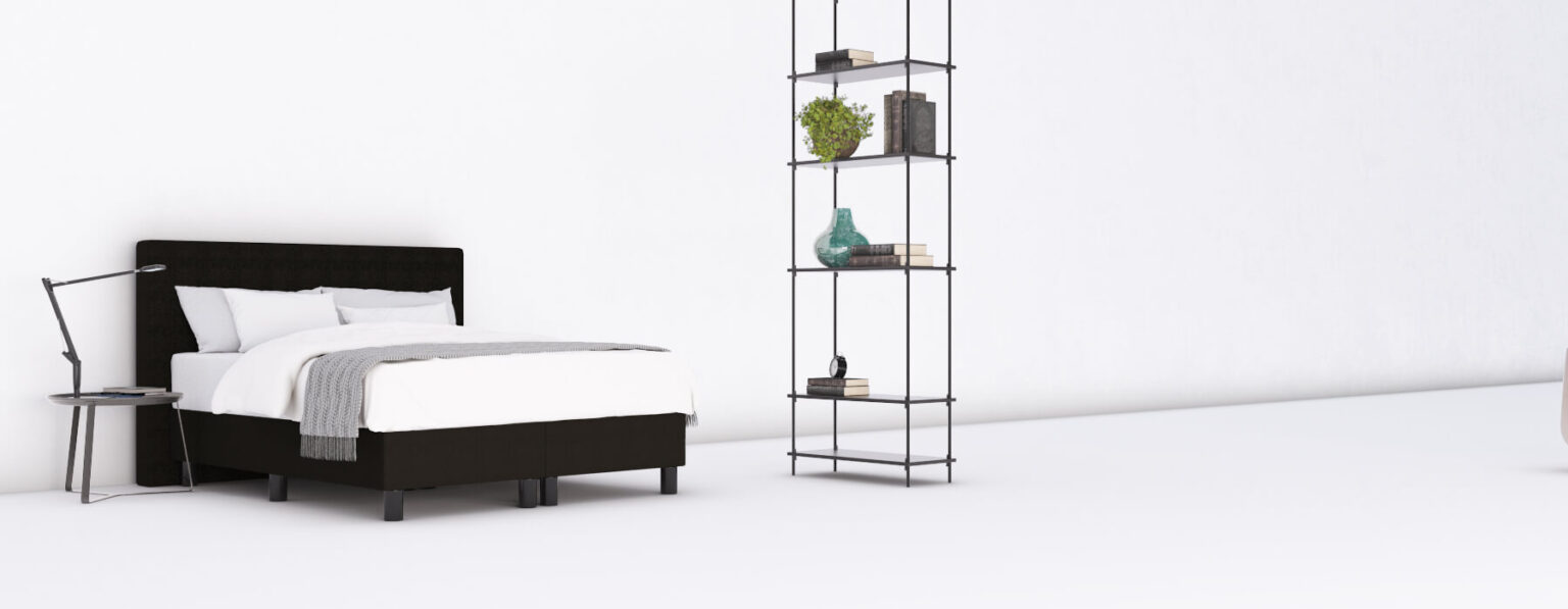 Boxspring antraciet