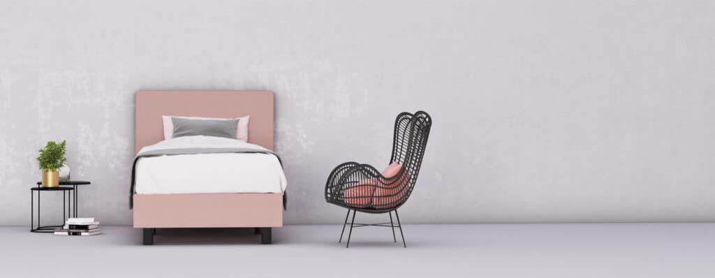 Boxspring roze