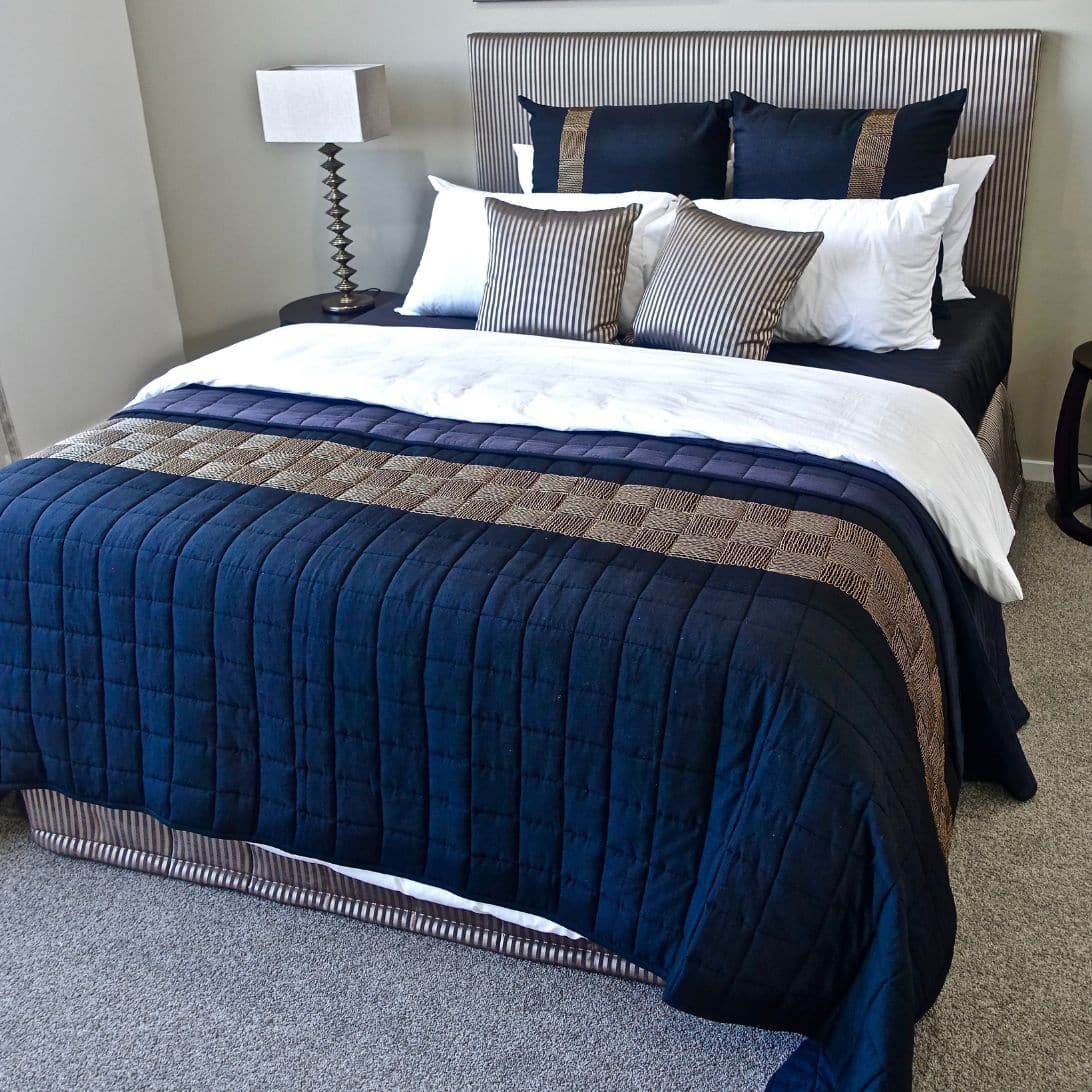 Opgedekte boxspring