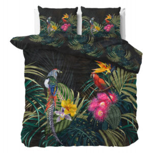 Dark Forest Zwart 140 x 220