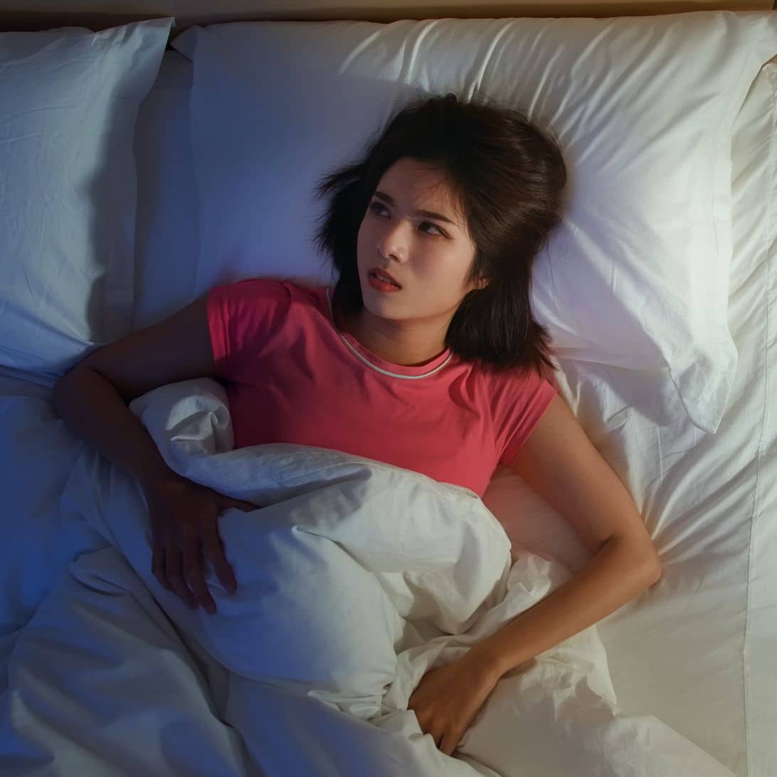 Vrouw met Delayed Sleep Phase Syndrome