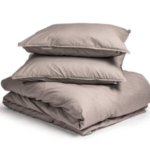 Egyptisch Katoen Uni Dekbedovertrek Taupe