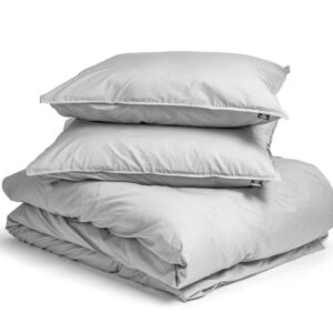 Egyptisch Katoen Uni Dekbedovertrek Grijs