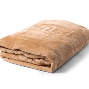 Embossed Zeta Deken Creme