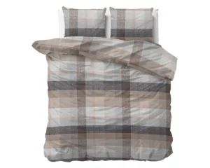 Dekbedovertrek Emmen Taupe