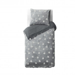 Glow in the dark Spooky Grey 140 x 200/220