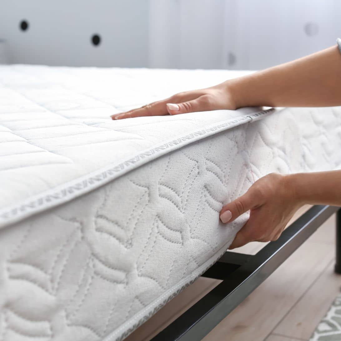 Handen testen matras hardheid