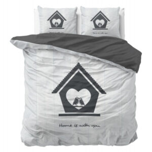 Home is with you Grey 140 x 220