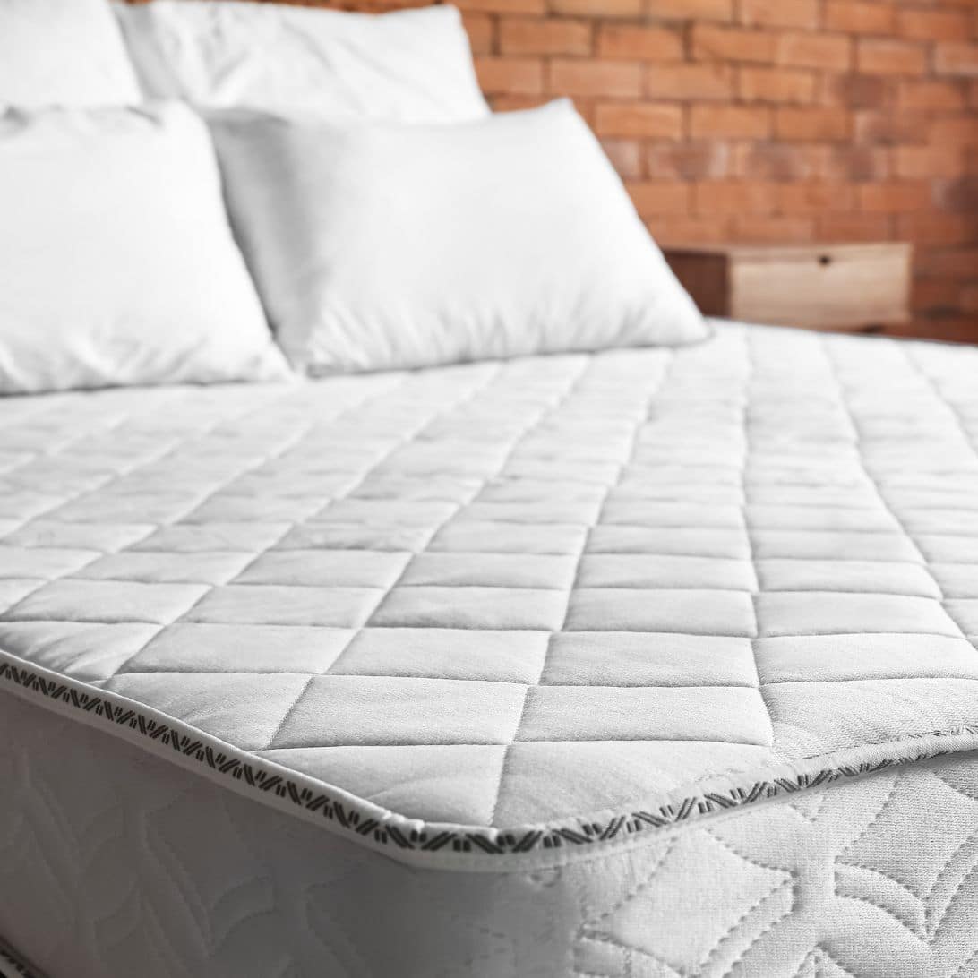 Boxspring met matras en kussens