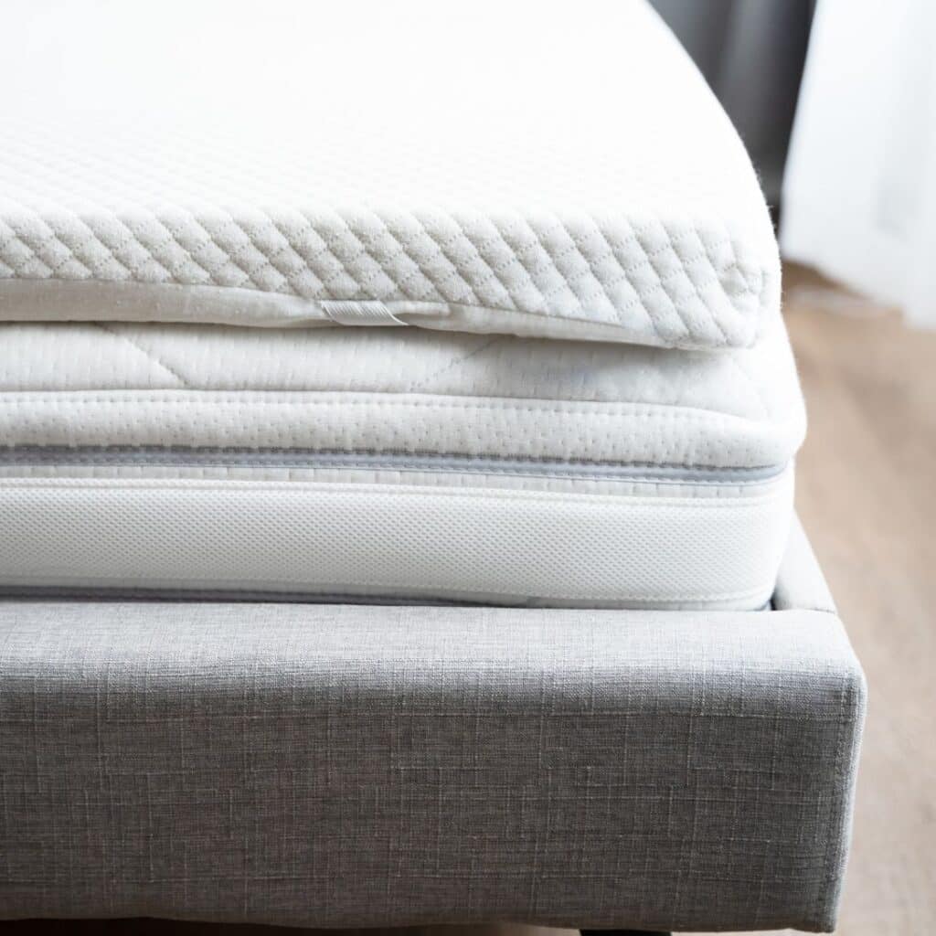 Matras met matrastopper