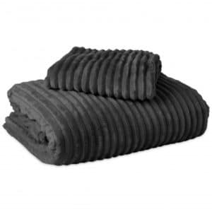 Rib Teddy Antraciet