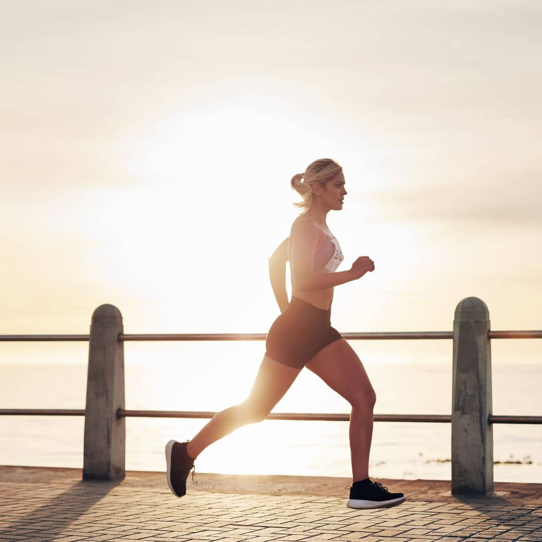 vrouw sport