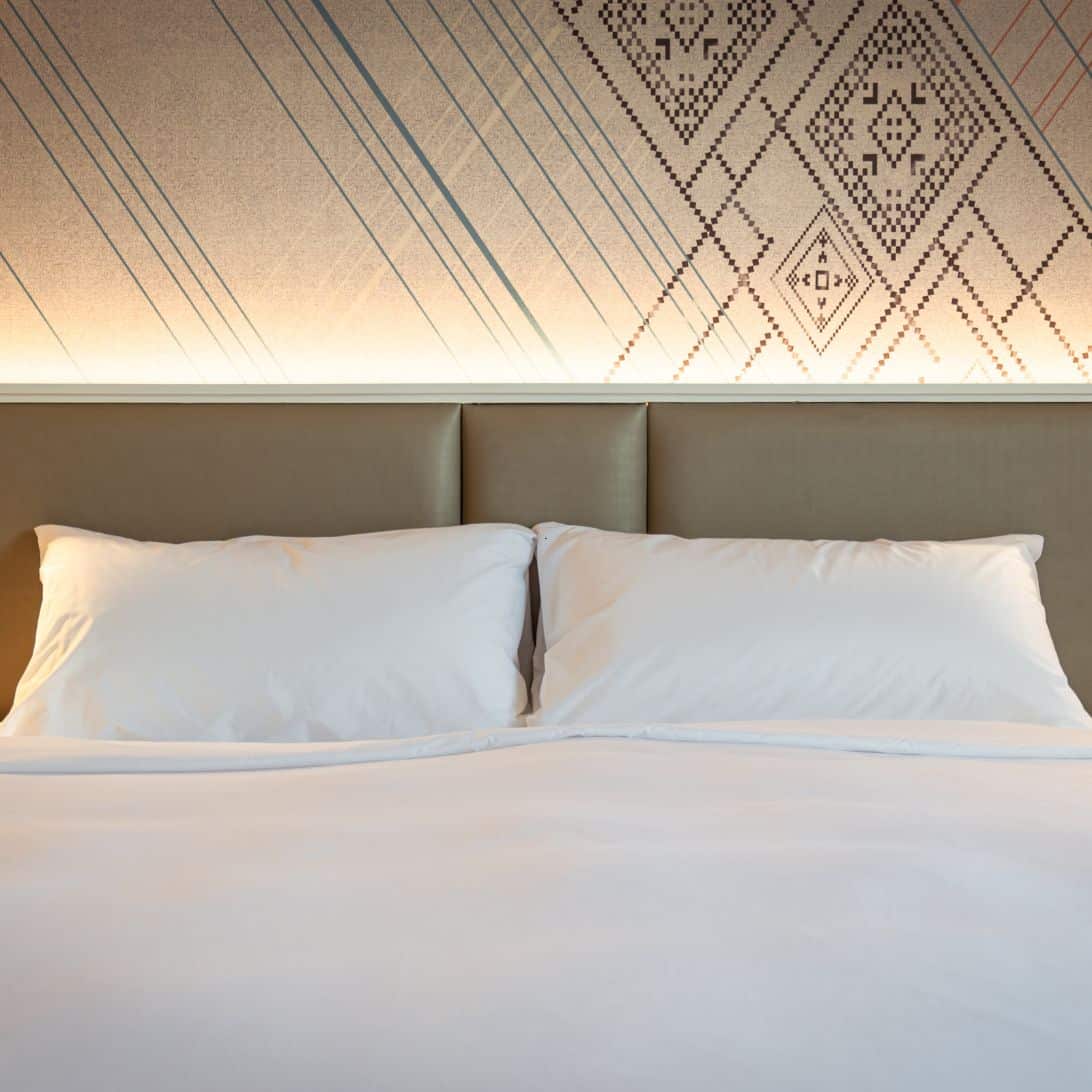 Tempur bed opgemaakt
