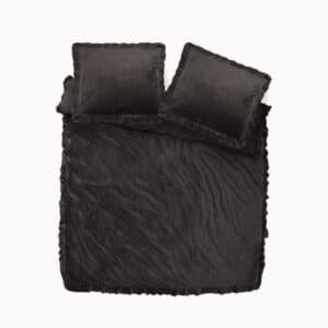 Velvet Ruffles Zwart