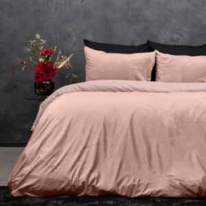 Velvet Uni Dekbedovertrek Roze
