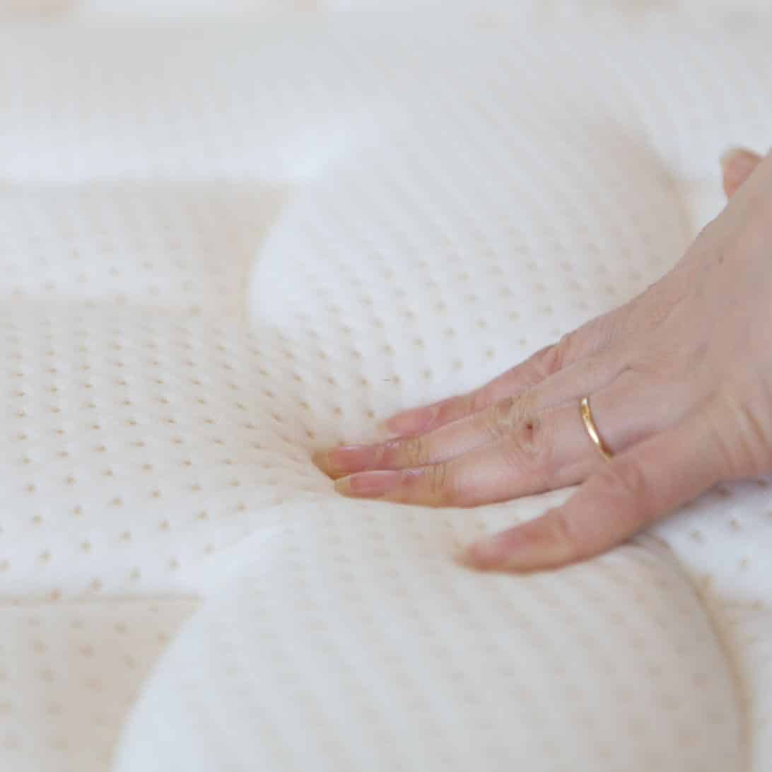 Hand drukt matras in