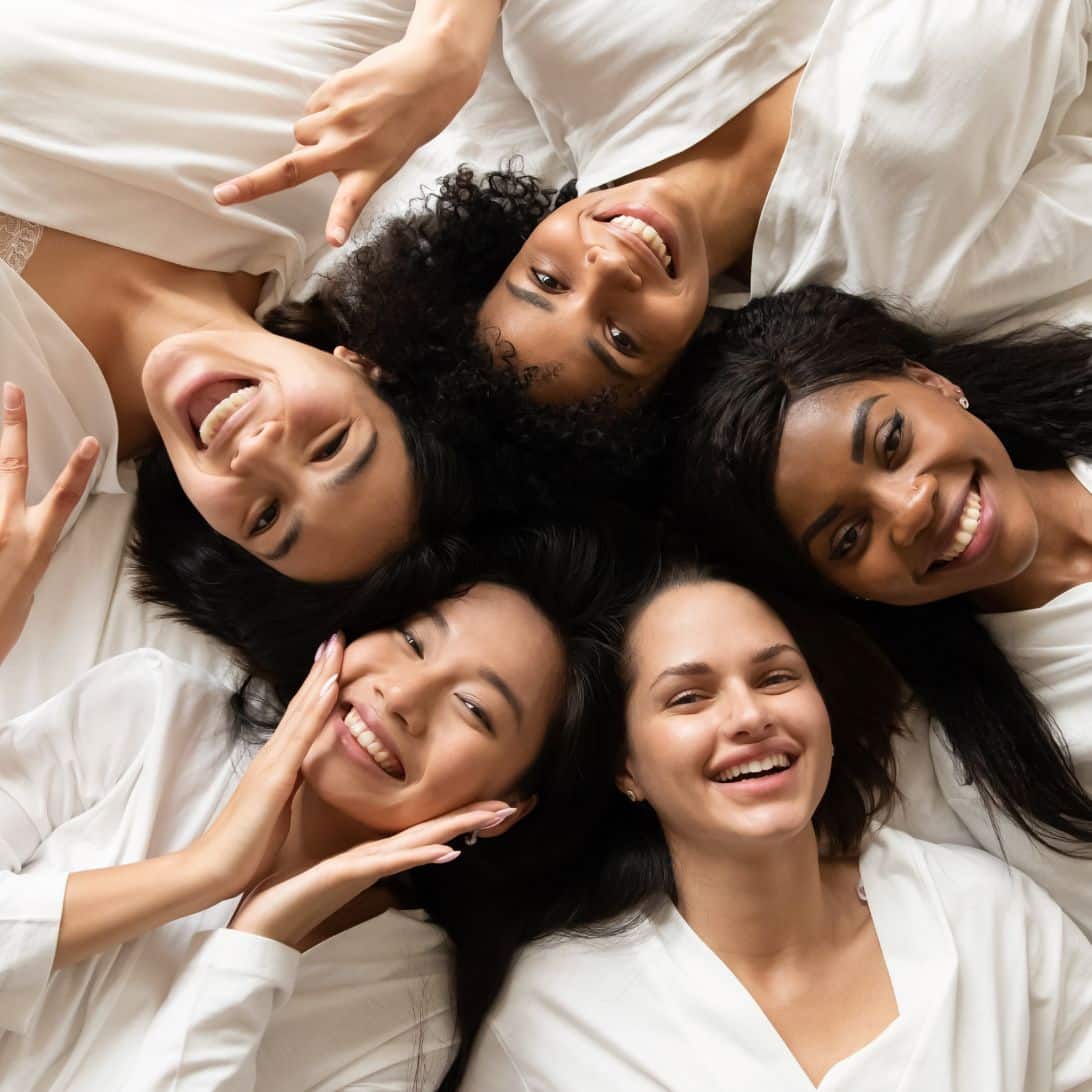 vrouwen in bed