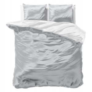 Beauty Double Face Dekbedovertrek Grey/White