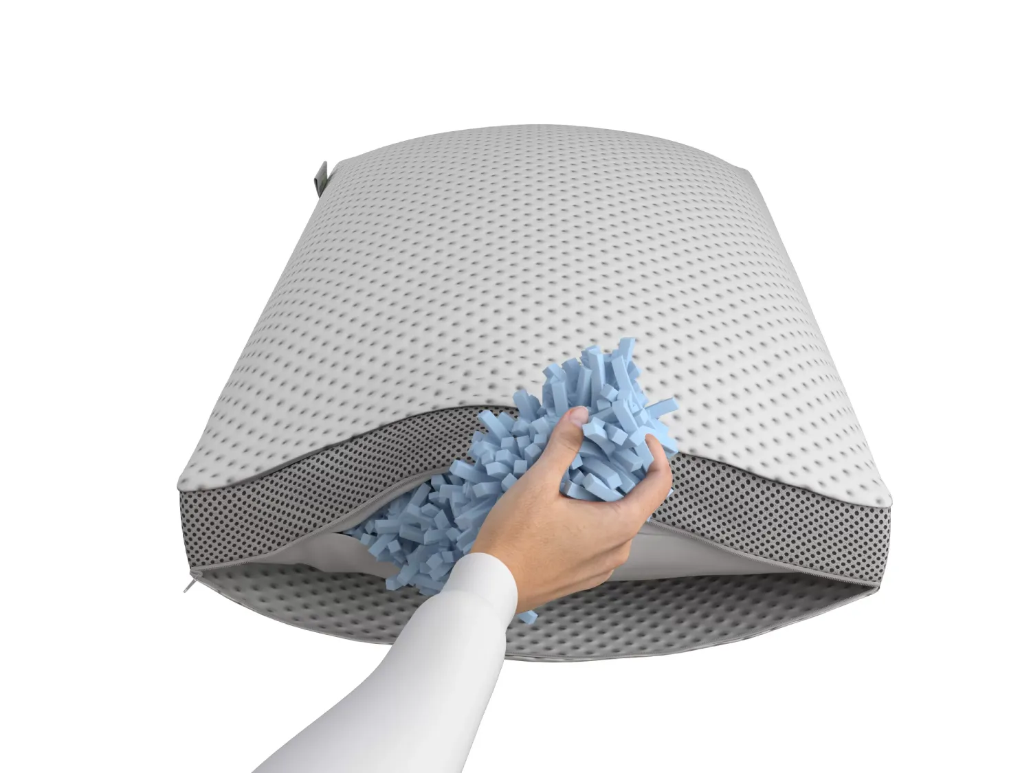 Aanpasbaar kussen ErkendMatras® — gallery-holding-foam
